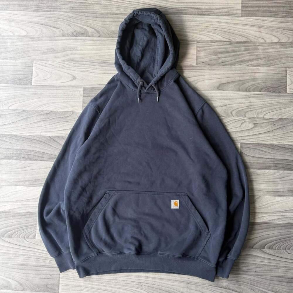 Carhartt Loose Fit Navy Blue Hoodie Sweatshirt